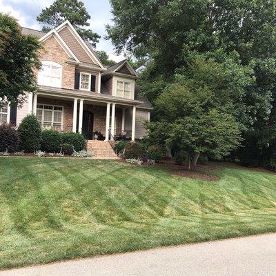 Full Service Customer in the West Lake subdivision! Look at those Stripes!