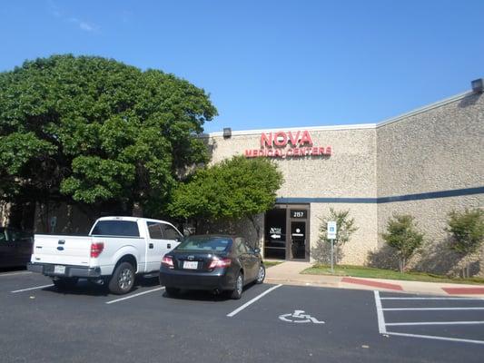 Nova Medical Centers' location in south Austin, TX.