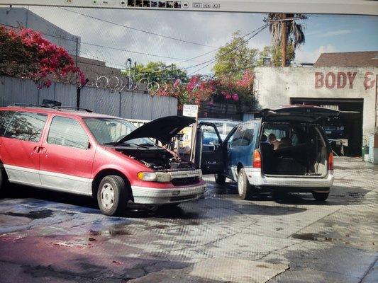 Fixing one of my vans!