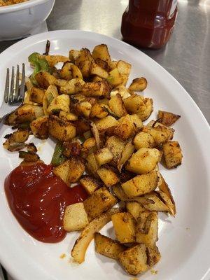 Fried potatoes