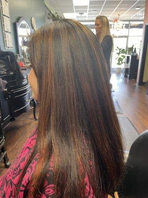 Caramel balayage by Dawn