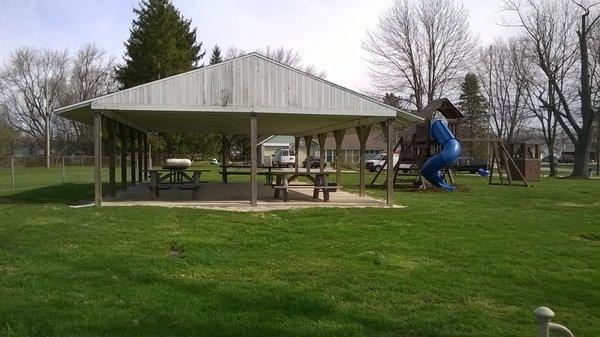 shelter near the playground