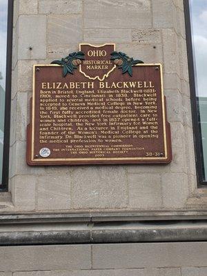 Elizabeth Blackwell Historical Marker