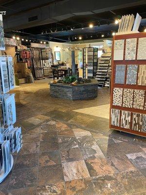 Large tile selection for your bathroom or kitchen project.