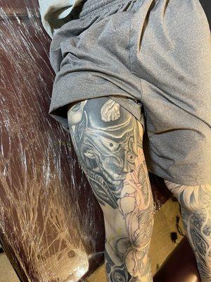 Leg sleeve I'm working on