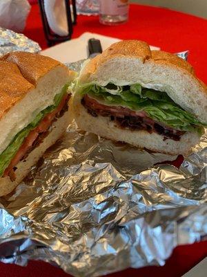 Crispy BLT sandwich