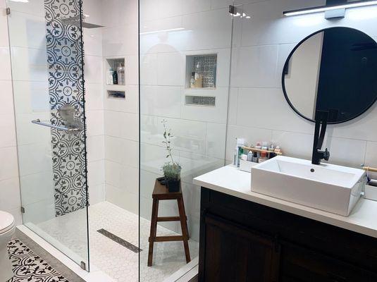 Complete bathroom remodel