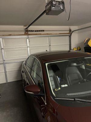 Car trapped inside garage since 9/15/2023