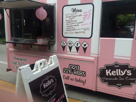 Kelly's Homemade Ice Cream joins us as well!!