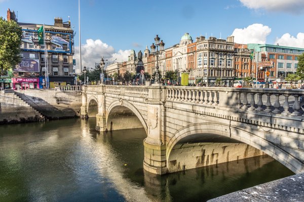 Dublin, Ireland O'Connell Street Bridge