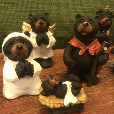 Bear Nativity Figurines