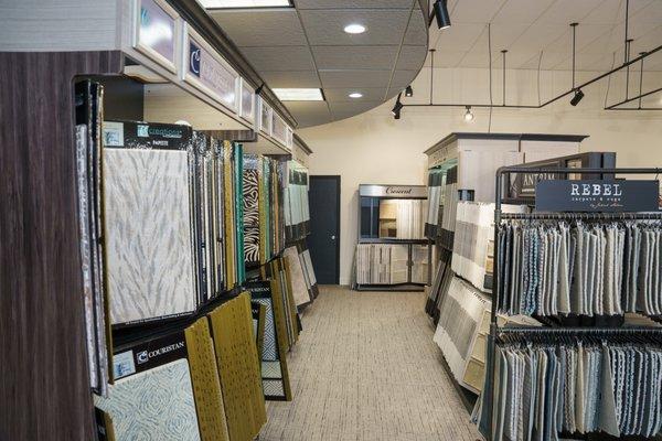 Installing carpet in our customers home or office provides a warm and comfortable choice that is also sound-absorbing...