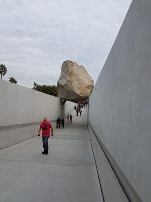 Levitated Mass photo shoot