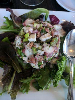 Octopus salad appetizer....highly recommend, so so so good