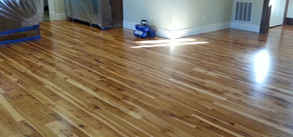 Hardwood floor job