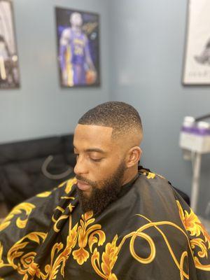 Mid skin fade