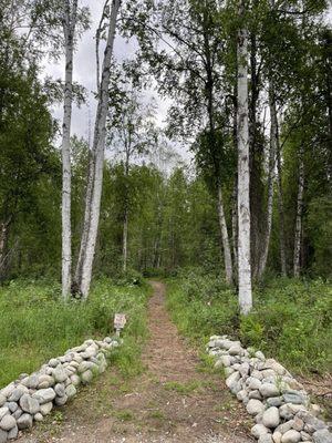 Entrance to multiple Trails.