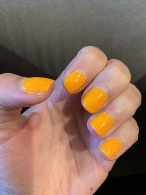 Reg Manicure - 1 week later