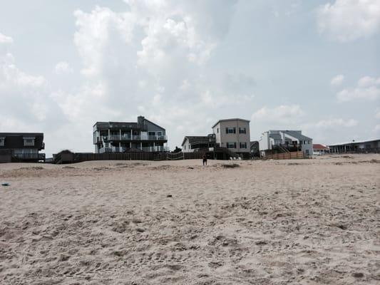 The beach across the street...