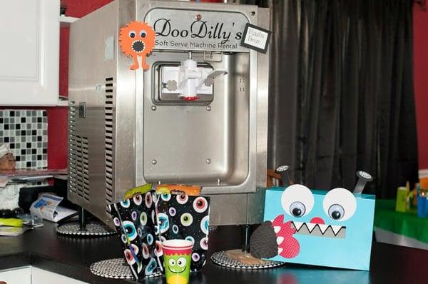 DooDilly's Soft Serve Ice Cream Machine Rental