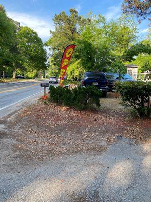 Entrance off of Rifle Range Rd.