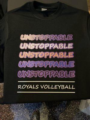 Custom t-shirt for volleyball - State Championship 2020