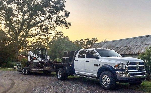 Land clearing, brush cutting, pasture mowing