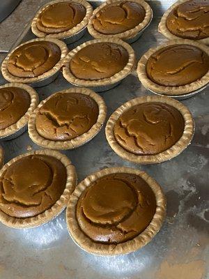 Sweet potato mini pies