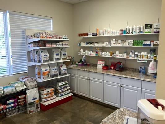 We carry Hill's Prescription and Science Diets. We can also special order anything we do not have on hand. Call for details!