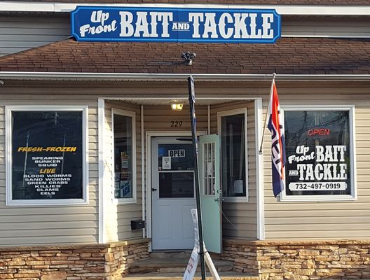 UP FRONT BAIT AND TACKLE 229 W.Front st. KEYPORT NJ 07735