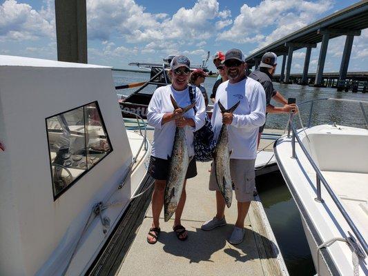 Some Nice King Mackerel on a Beautiful Day!