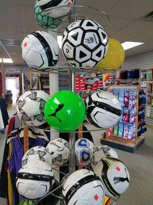 Need Soccer balls?

Come see us at Kick it Around Sports located at 3618 Fenton Road in Flint.