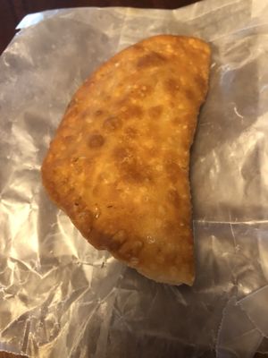 Chicken and cheese empanada