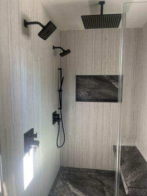 Brand new shower