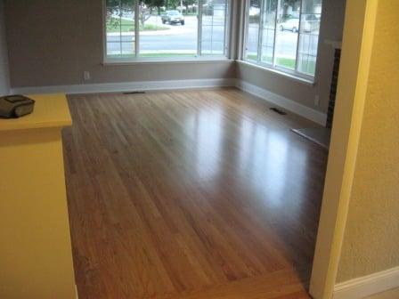 refurbished oak floors