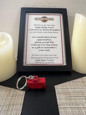 Keepsake keychain