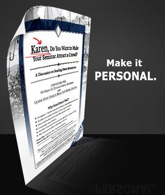 variable data printing adds a personalized message to your offer