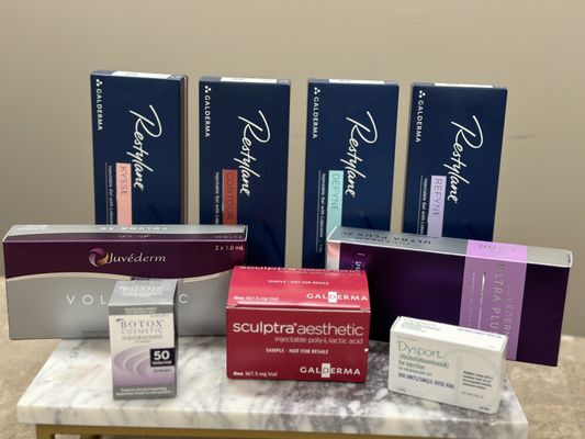 A few of the injectables LRPS offers.