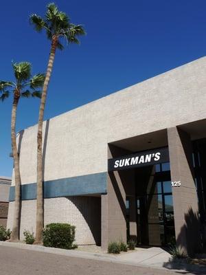 Sukman's Interiors Entrance in sunny Phoenix, Arizona.