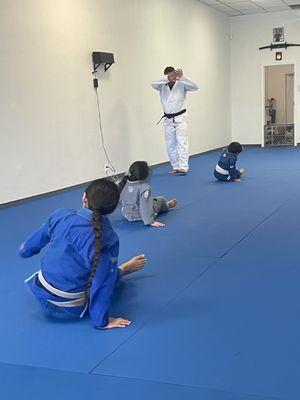 Kids class warm up