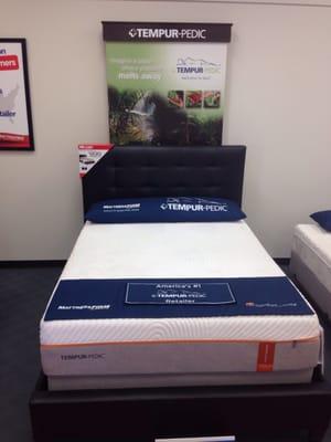 Come in and check out to Tempur-pedic.  11 different models on display.