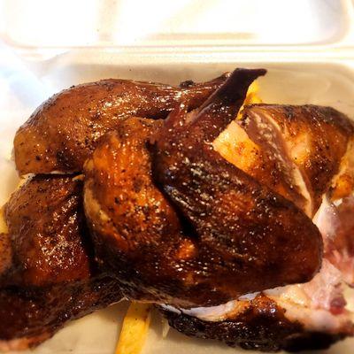 1/2 smoked chicken/no sauce