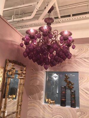 Purple Chandelier anyone?