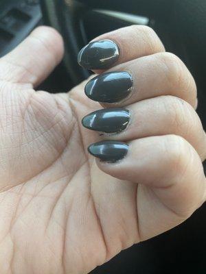 Bad full set of nails.