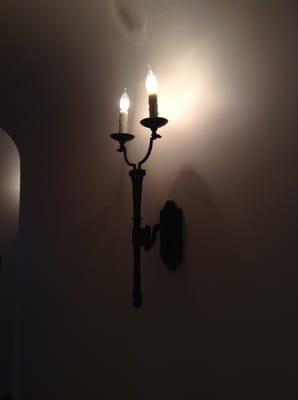 Sconce Lighting at Hallway.