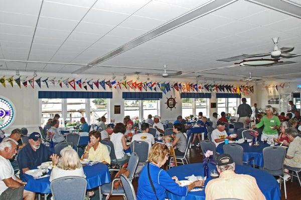 The dining room