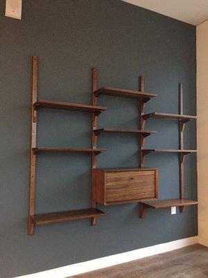 I believe this is a an original Scandinavian shelving unit that I installed for a client.