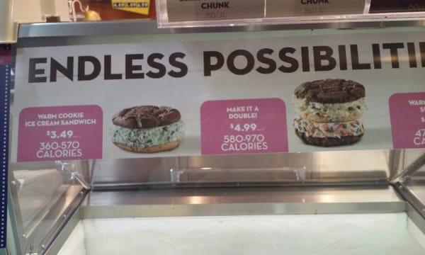 You pick the cookies and flavor ice cream!