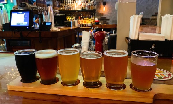 6 beer flight