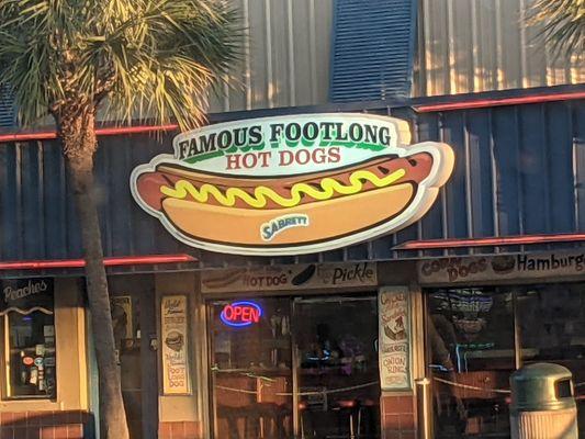 Famous Footlong Hot Dogs